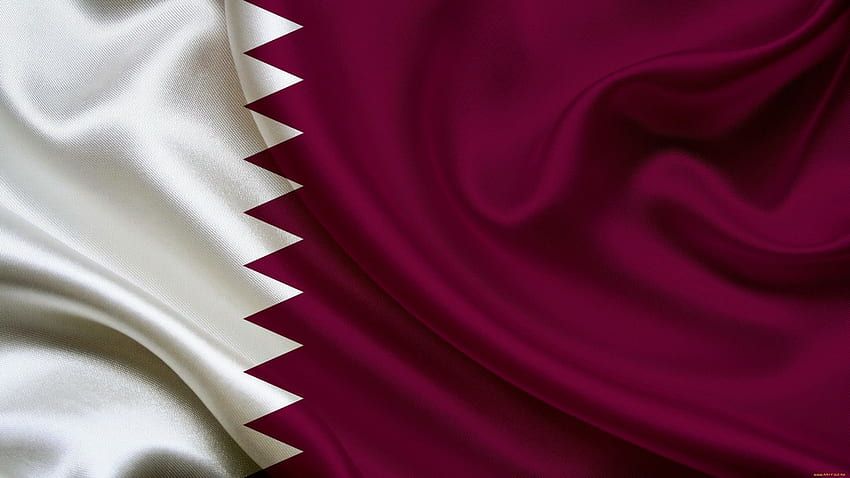 Bandiera del Qatar. Bandiera del Qatar, bandiera Sfondo HD