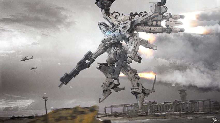 Armored Core 4 Réponse J'ai fait un of White Glint après Fond d'écran HD