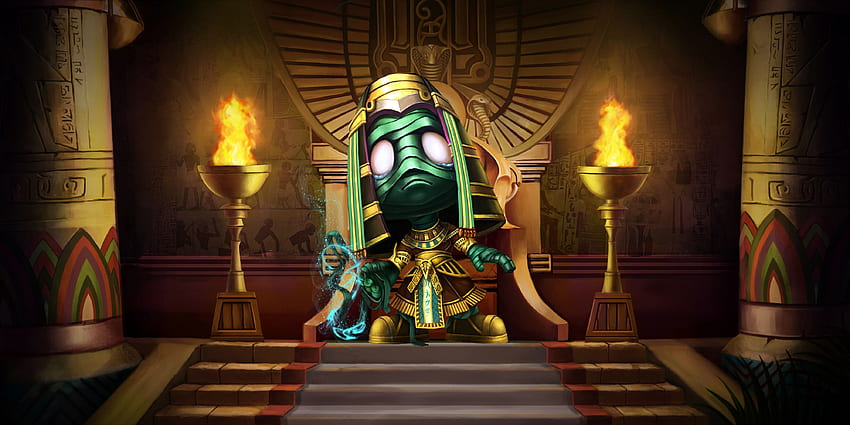 Pharaoh Amumu Splash Art Background - League Of Legends Amumu HD тапет