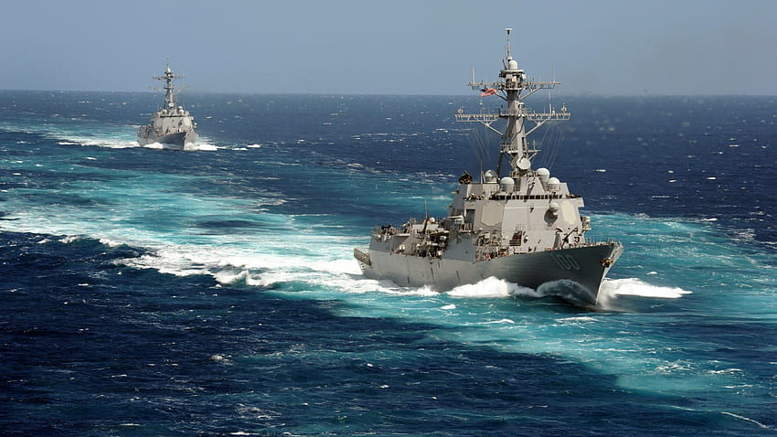 : Naval Ships of the US Army. Ultra HD wallpaper