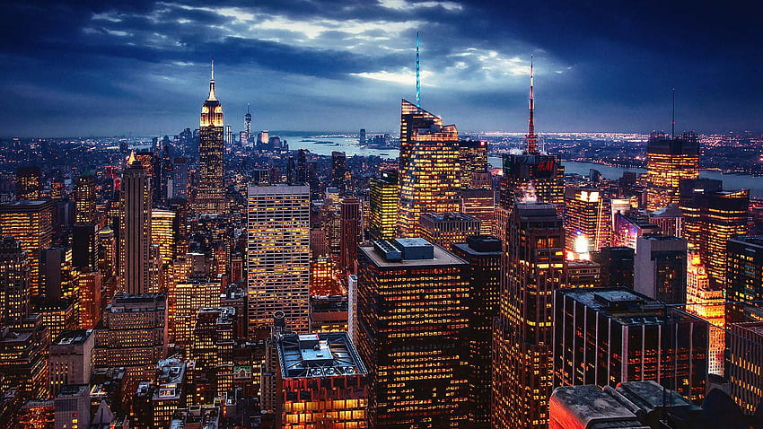City New York City Usa Art Night - New York City - HD wallpaper | Pxfuel