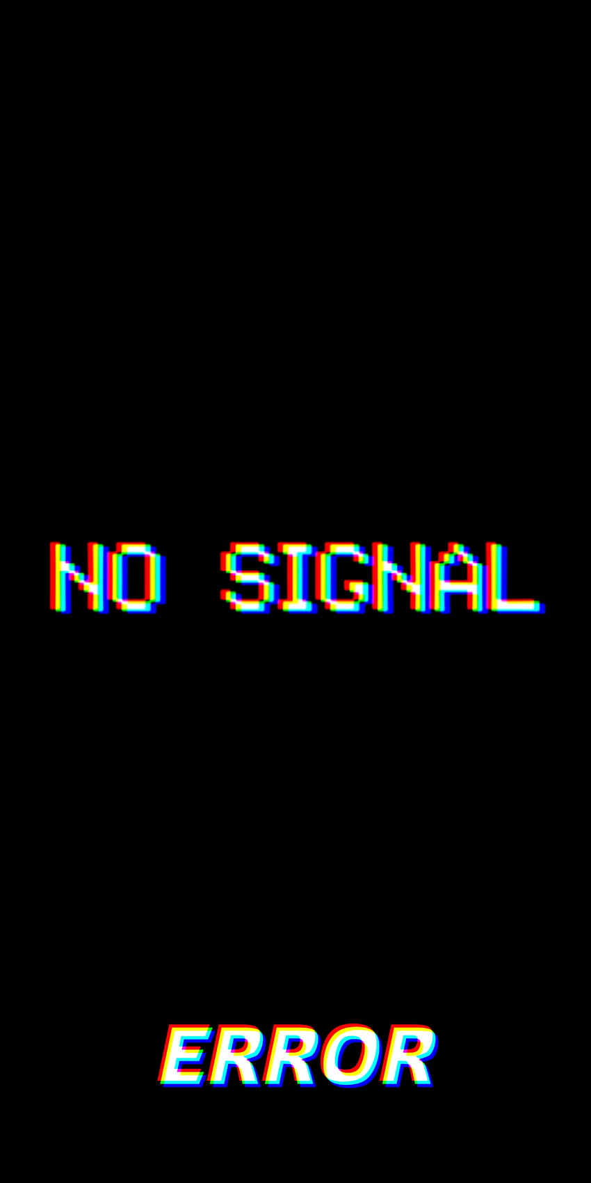 Няма сигнал-ElCharly, електриково синьо, дисплейно устройство HD тапет за телефон