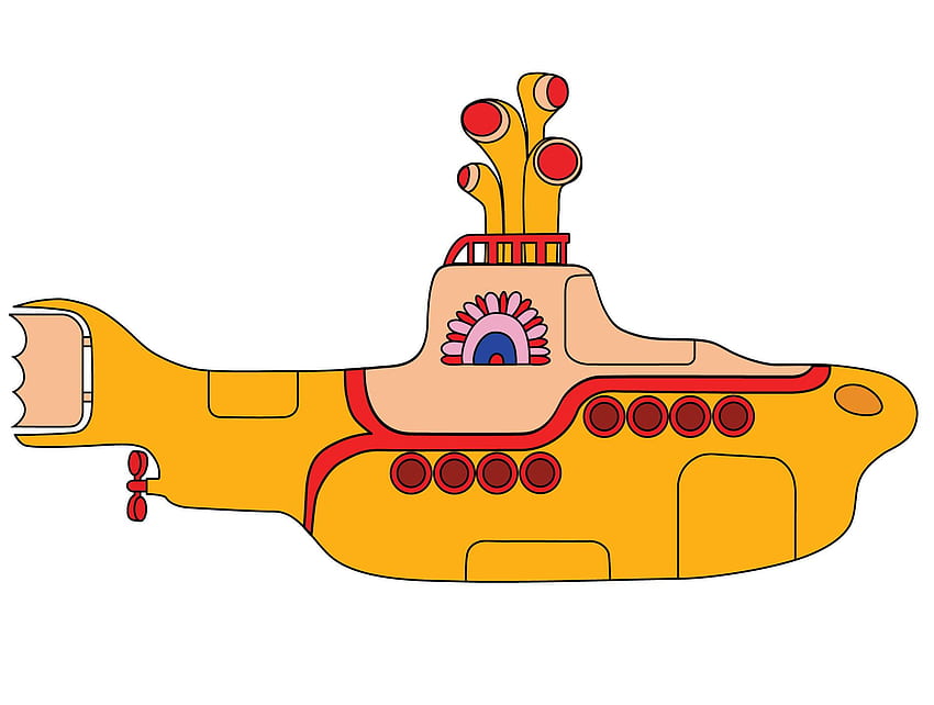 Żółta łódź podwodna Tapeta HD