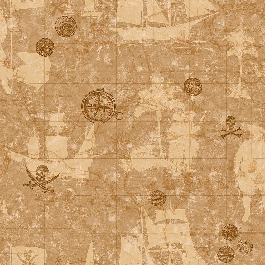 Mapa do Tesouro, Mapa Pirata Papel de parede de celular HD