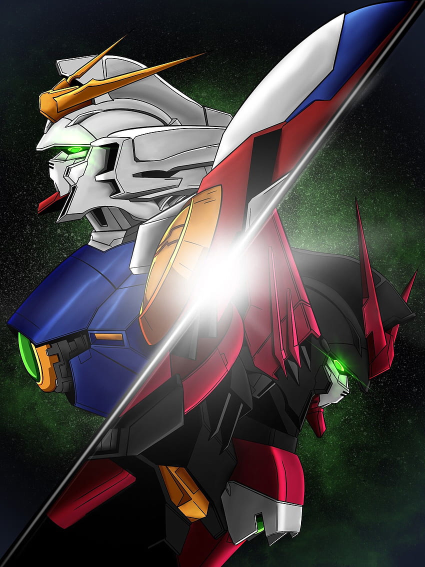 Steven Tacoronte - Gundam Wing Zero / Epyon Tapeta na telefon HD