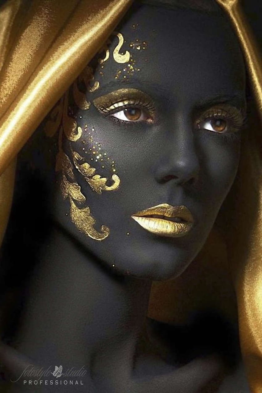 Women Black And Gold , Golden Woman HD phone wallpaper
