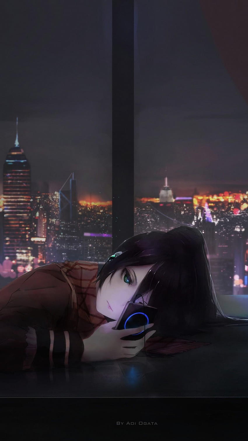Sad Aesthetic Anime Girl, Sad Girls Aesthetic HD phone wallpaper ...