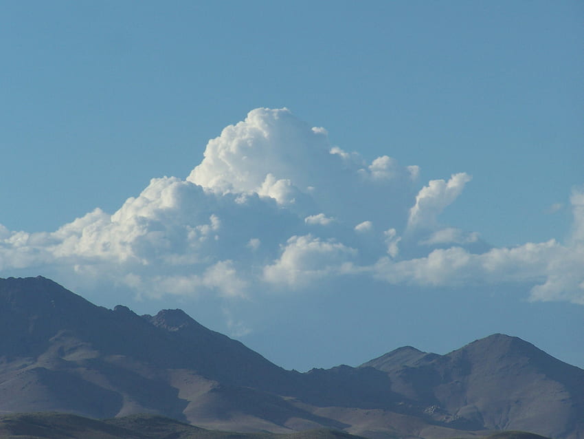 구름, 자연, 산, 구름, 하늘로 덮인 산 HD 월페이퍼