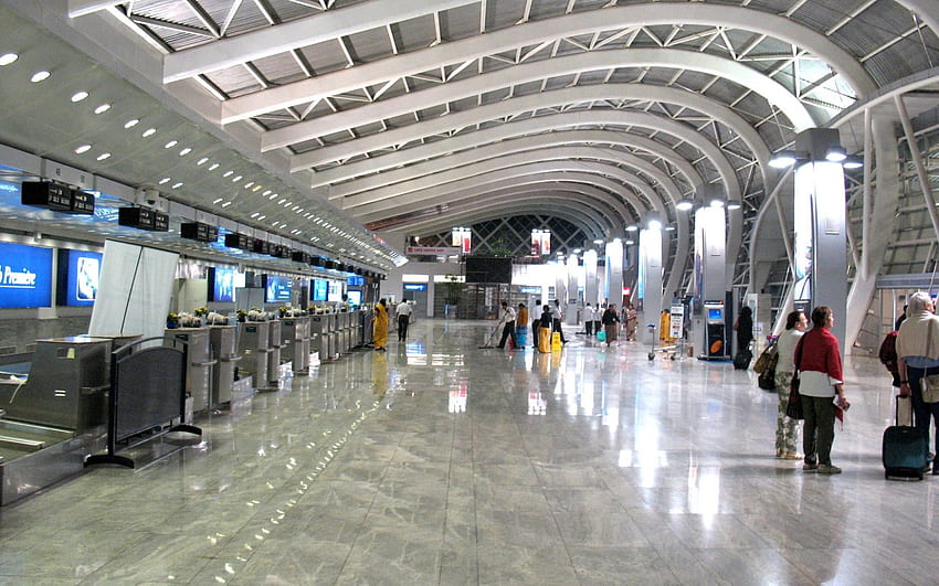Град на международното летище Мумбай HD тапет