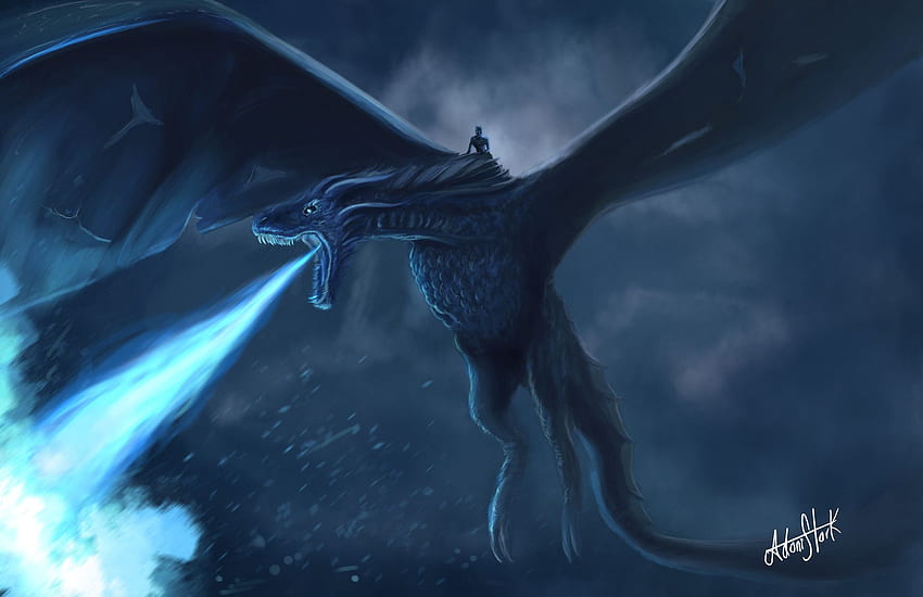 Game of Thrones Drache, Nachtkönig HD-Hintergrundbild