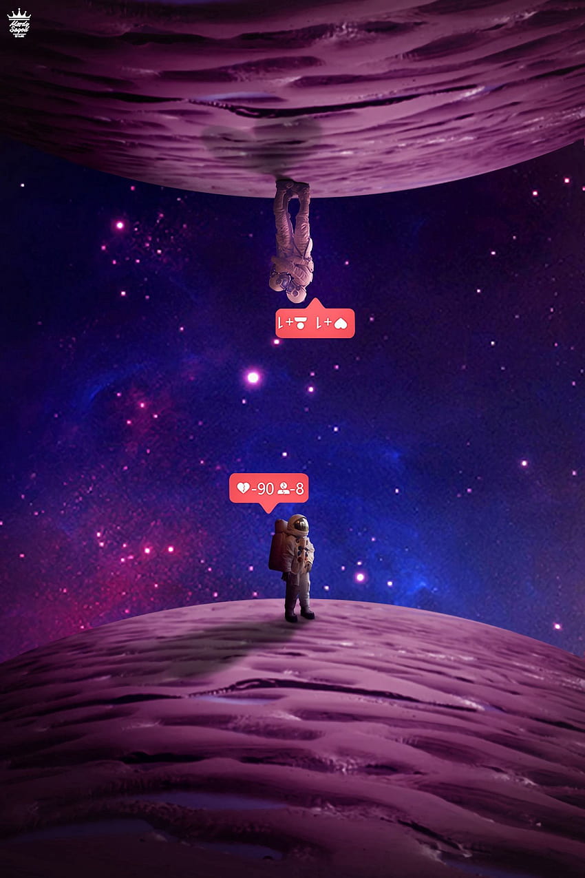 Art, Universe, Cosmonaut, Likes HD phone wallpaper