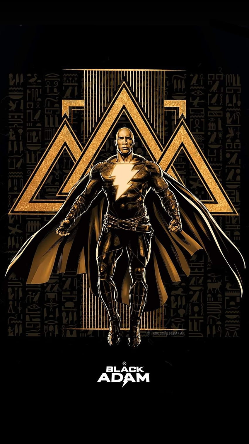 Czarny Adam, symbol, istota nadprzyrodzona Tapeta na telefon HD