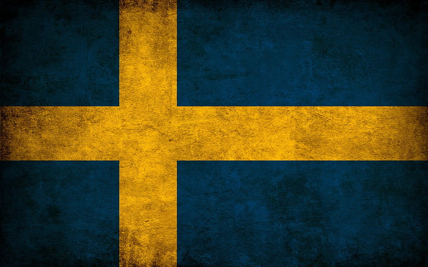 ธงชาติสวีเดนสวีเดนโลกในรูปแบบ jpg วอลล์เปเปอร์ HD
