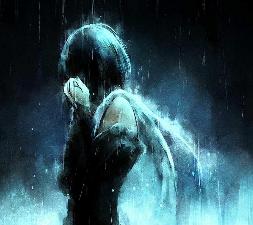 Anime Sad Rain, Dark Rain Sad Anime HD wallpaper | Pxfuel