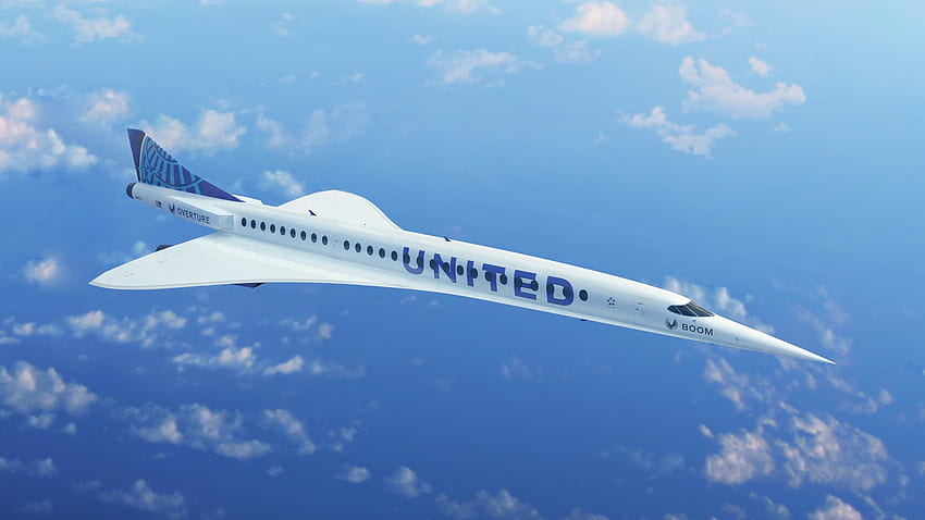 ユナイテッドは超音速旅客機、コンコルド飛行機を計画 高画質の壁紙