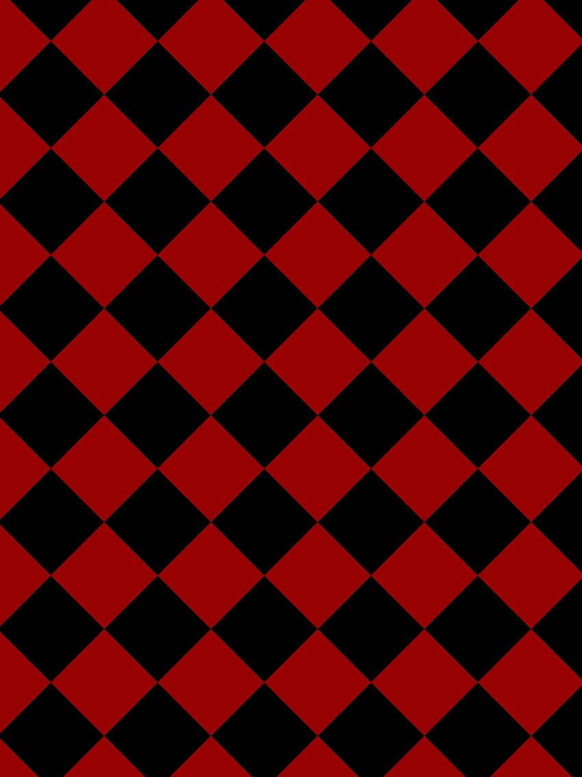 Squares, red-black, abstract HD phone wallpaper