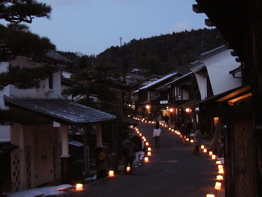 Japan Travel: Tsumago town of Edo period & Japanese food, Nagano10, Japanese Towns HD wallpaper