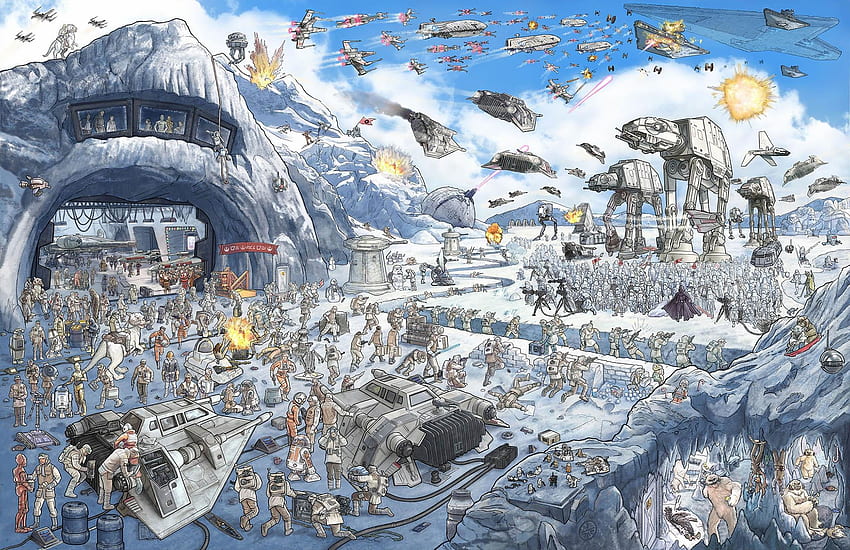 Star Wars Battle Of Hoth HD wallpaper