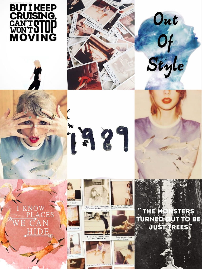 Taylor Swift 1989 Album Era Aesthetics Collage!!! By CatsArt✓. Taylor Swift  Album, Taylor Swift hoot, Taylor Swift Fan, Taylor Swift Collage HD phone  wallpaper | Pxfuel