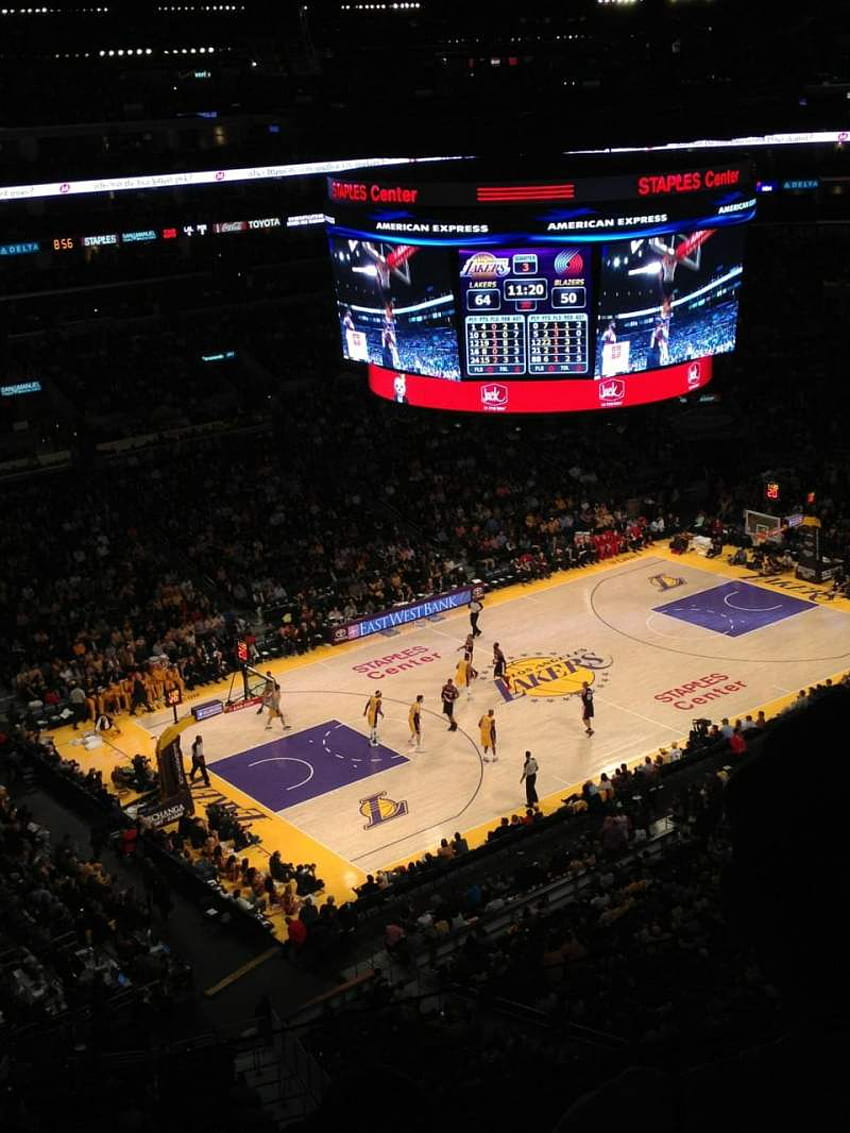 Lakers, Clippers unveil new Staples Center floors - SB Nation Los Angeles