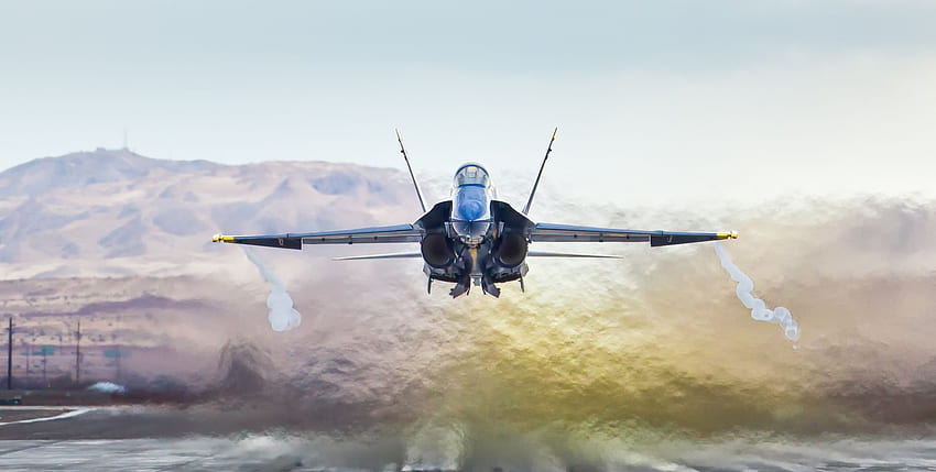 Blue Angels California Mcdonnel Douglas F 18a Hornet Kampfjet HD-Hintergrundbild