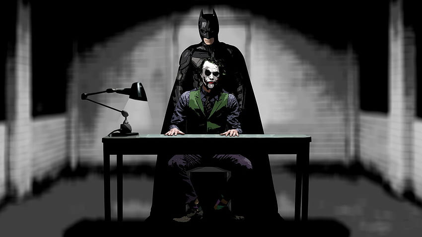 Galería del bromista de Batman. Hermoso e Interesante, Batman vs Joker fondo de pantalla