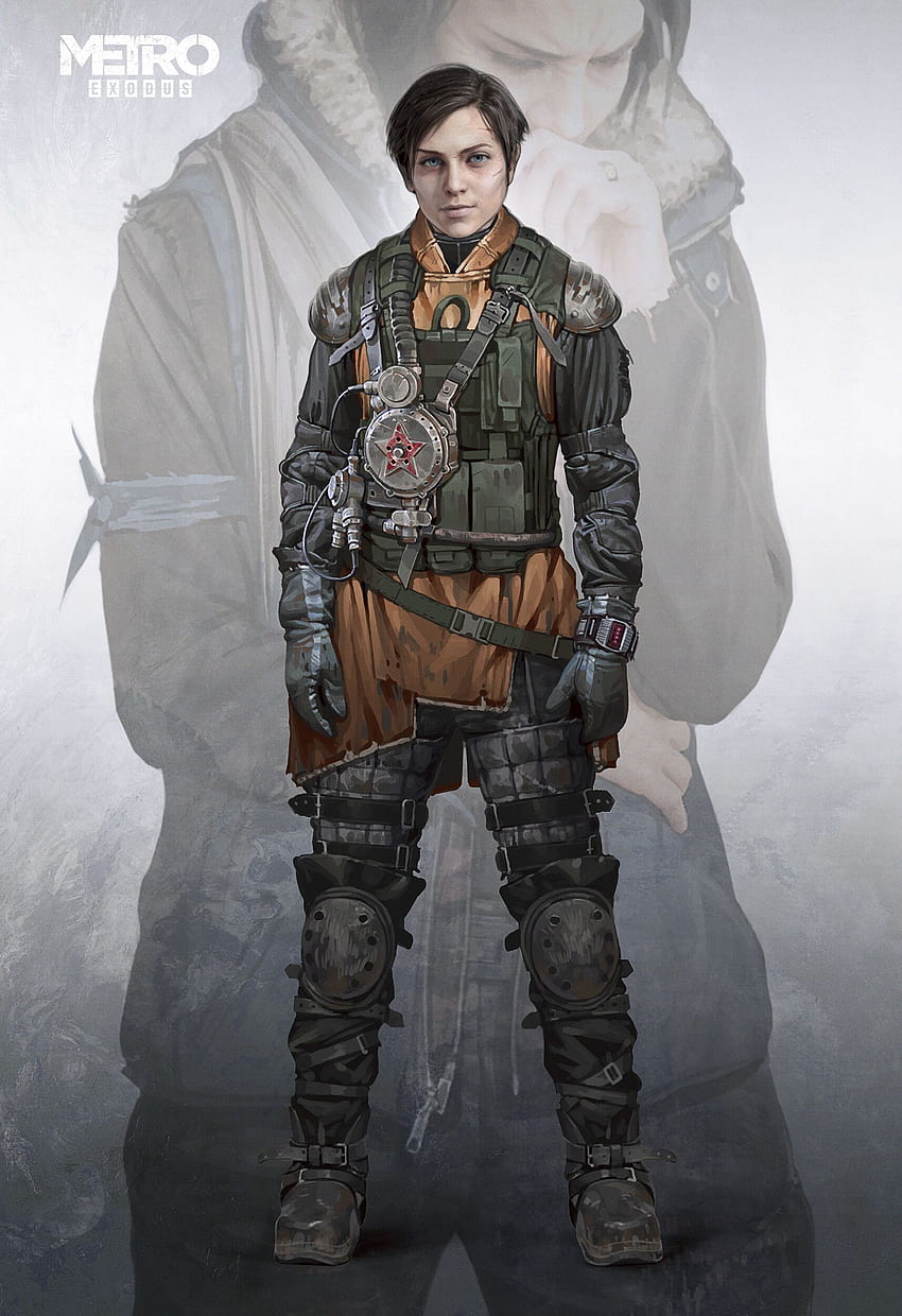 ArtStation - Metro Exodus - Anna Suits Pack, Vlad Tkach. Metro 2033, Apocalypse art, Military girl HD phone wallpaper