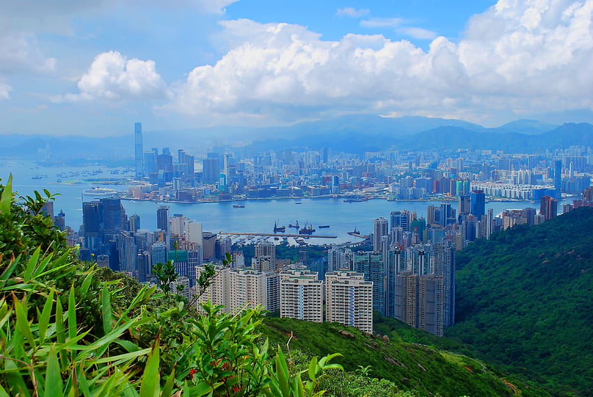 Kota, Langit, Bangunan, Pemandangan Dari Atas, Hong Kong, Hong Kong S.a.r Wallpaper HD