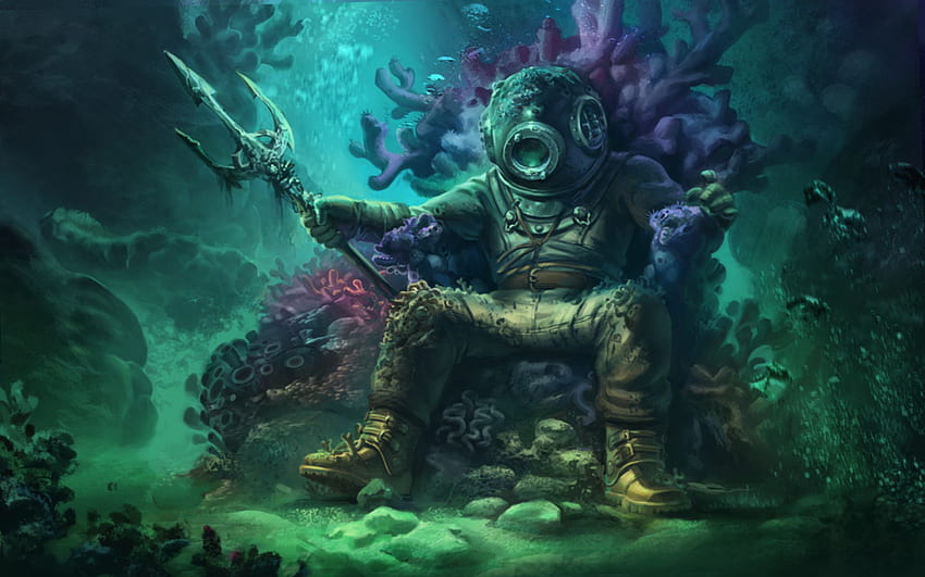 Art Id - Deep Sea Diver - - HD wallpaper