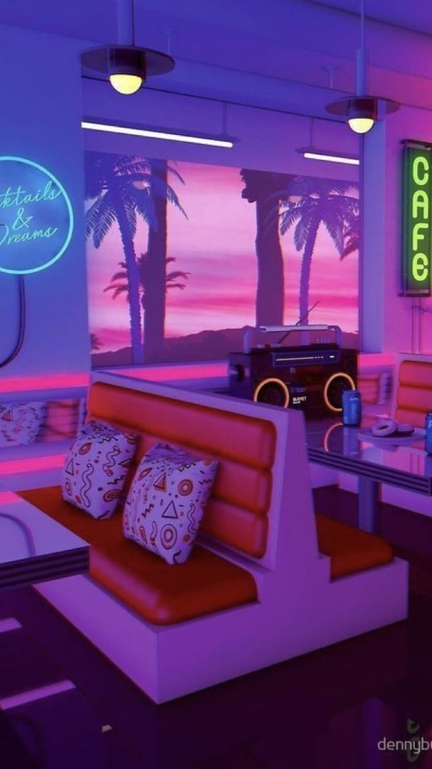 엘라⁷ on Cyberpunk. Neon, Aesthetic , Neon aesthetic, Retro Diner HD phone wallpaper