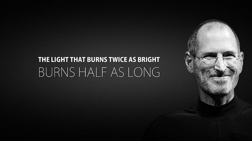Frases de Steve Jobs para PC fondo de pantalla