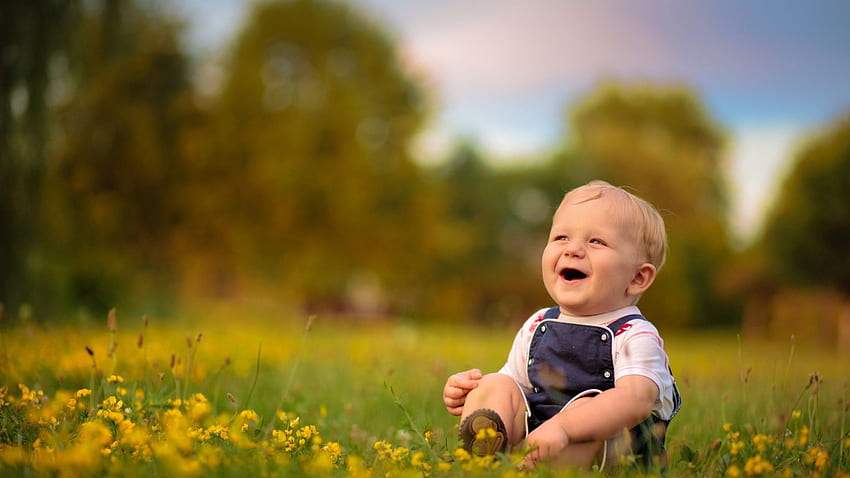 ทารก เด็กชาย หัวเราะ ยิ้ม หัวเราะ วอลล์เปเปอร์ HD