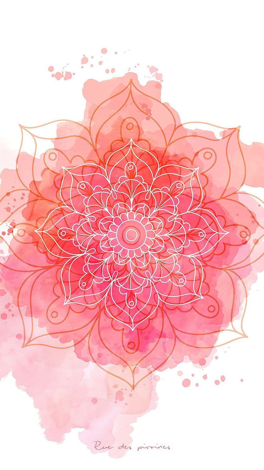 Cute Mandala - Top Cute Mandala Background - Art iphone, Mandala , Mandala art, Sweet Art HD phone wallpaper
