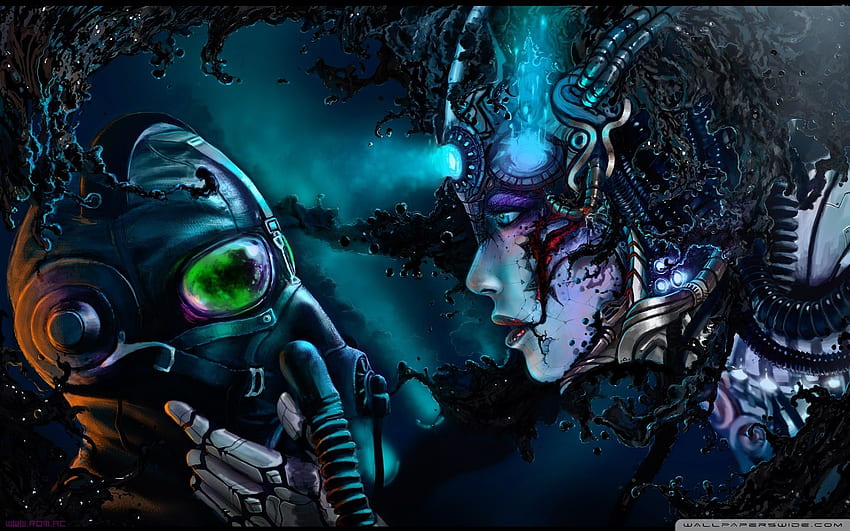 Cyber​​punk Digital Art ❤ for Ultra TV、クールなデジタル アート 高画質の壁紙