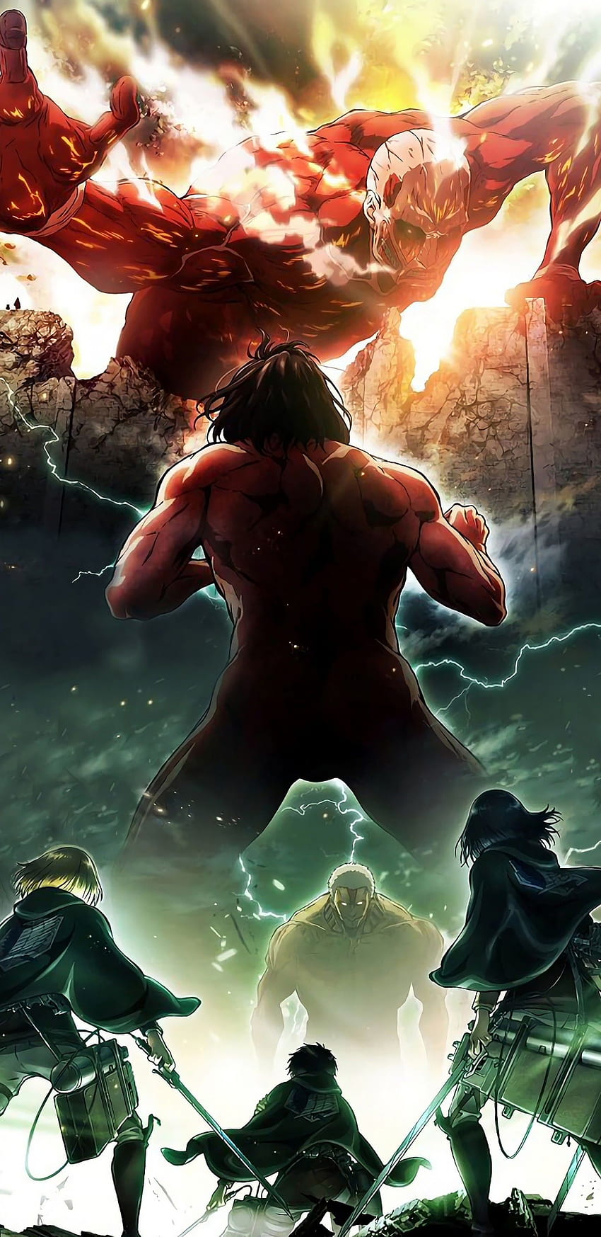 Colossal Titan Attack Titan Attack on Titan, Attack On Titan Stagione finale Sfondo del telefono HD