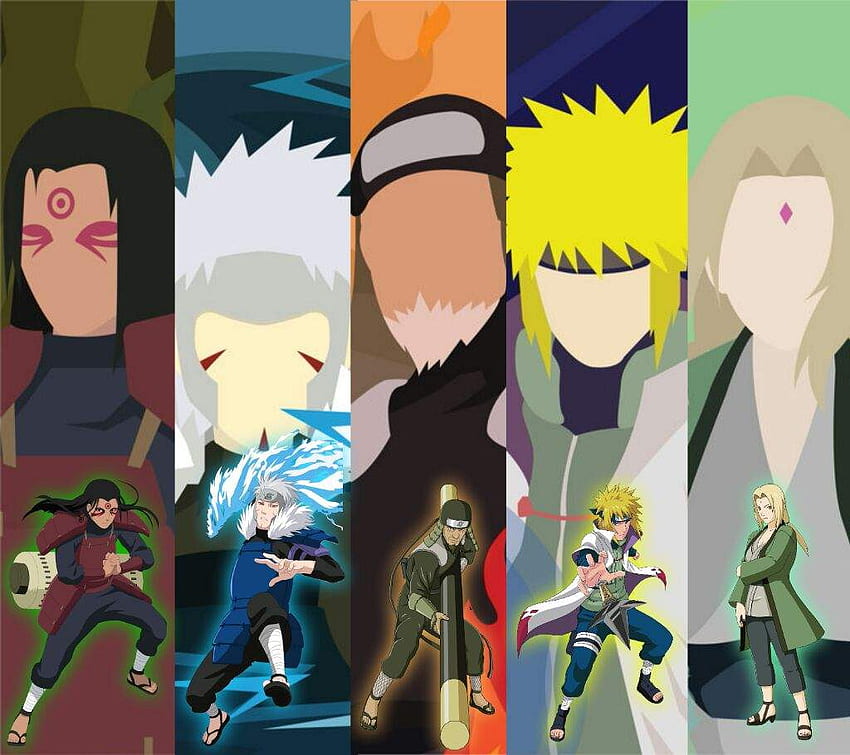 Tous Hokage: série G.E.M Namikaze Minato Yondaime, Naruto All Hokage Fond d'écran HD