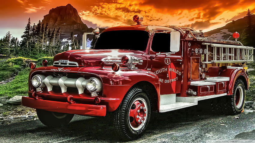 Old Fire Truck ❤ for Ultra TV, Classic Truck HD wallpaper