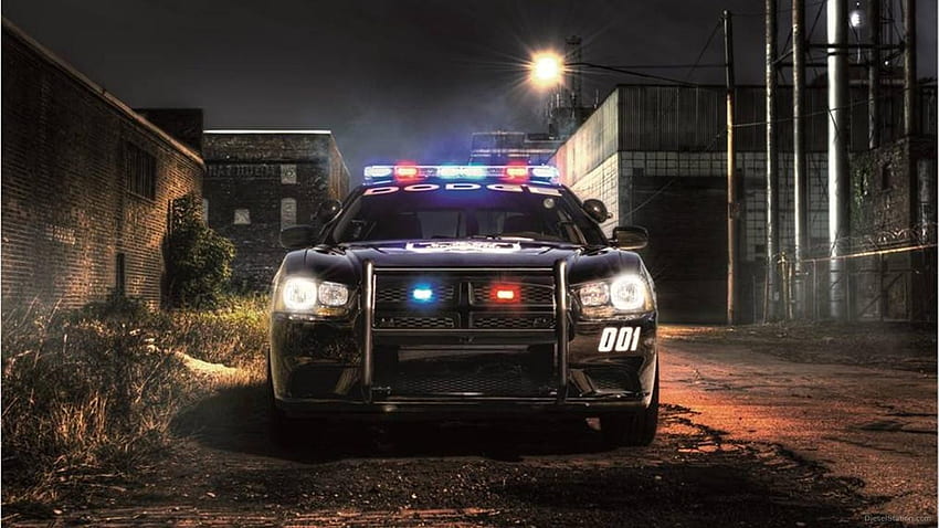 Schnelle Polizeiautos für Android, coole Polizeiautos HD-Hintergrundbild
