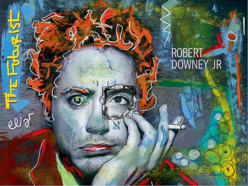 Robert Downey Jr. - Fütürist, albüm, Fütürist, Amerikalı, kişi, oscar ödüllü, erkek, Robert Downey Jr, kapak, müzik, efsane, aktör, Robert John Downey Jr. HD duvar kağıdı