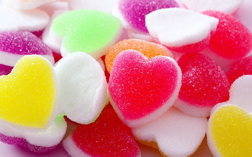cute candy Collection, Cute Cotton Candy HD wallpaper