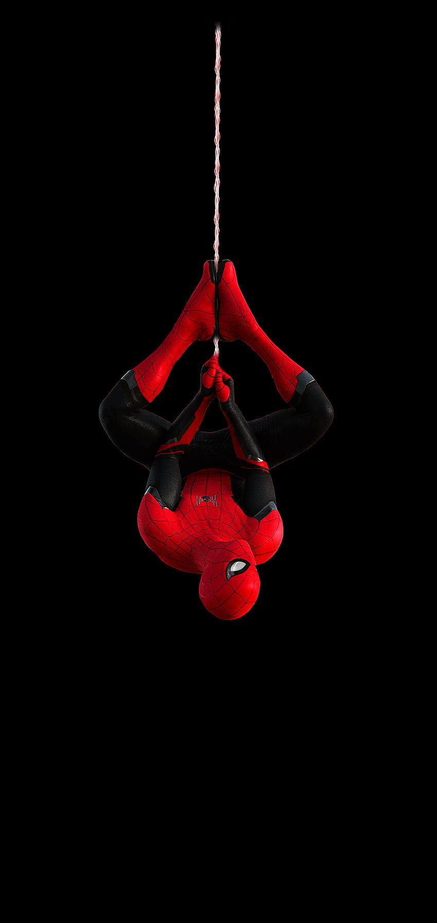 Spiderman on Black dla Note 10/: Note10, Black and Red Spider-Man Tapeta na telefon HD