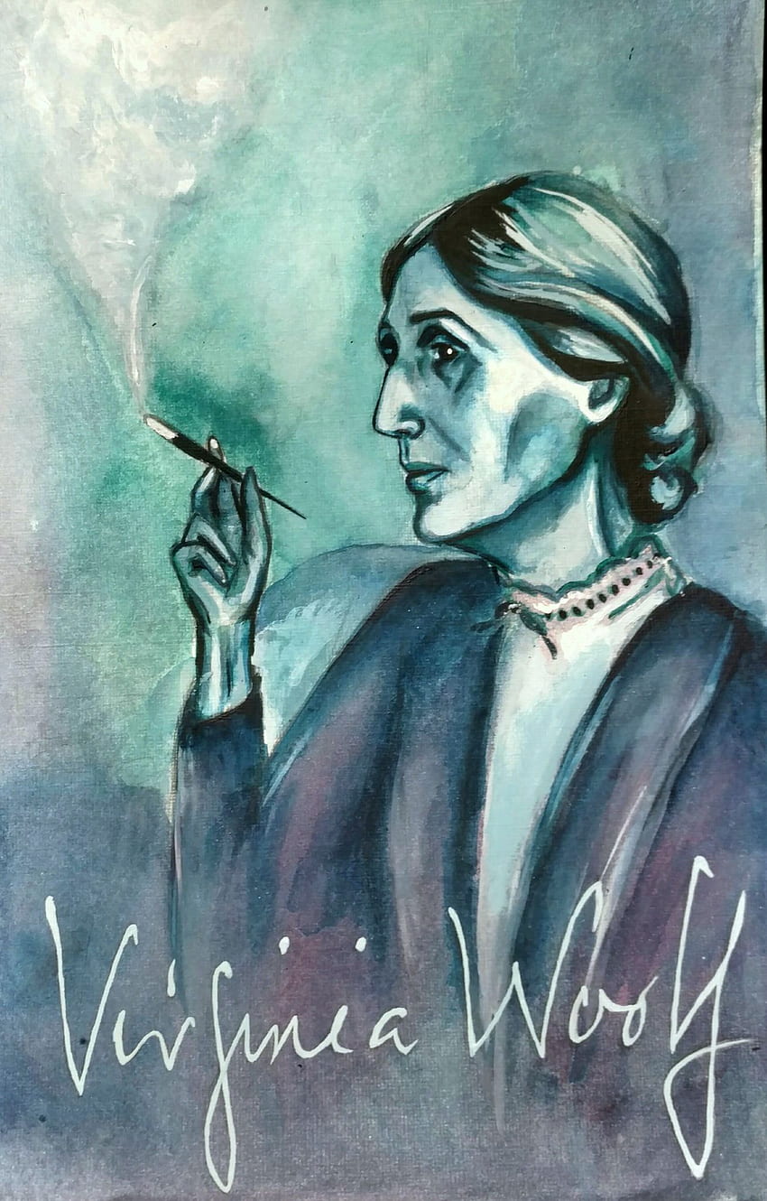 Virginia Woolf by Samantha Gresham. Virginia art, Virginia woolf, Virginia wolf HD phone wallpaper