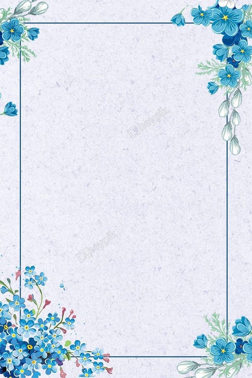 背景 Instastory などの Carmelita バン。青い花の背景、花の背景があります。 青い花の背景、青い花、花の背景、青い花の境界線 HD電話の壁紙