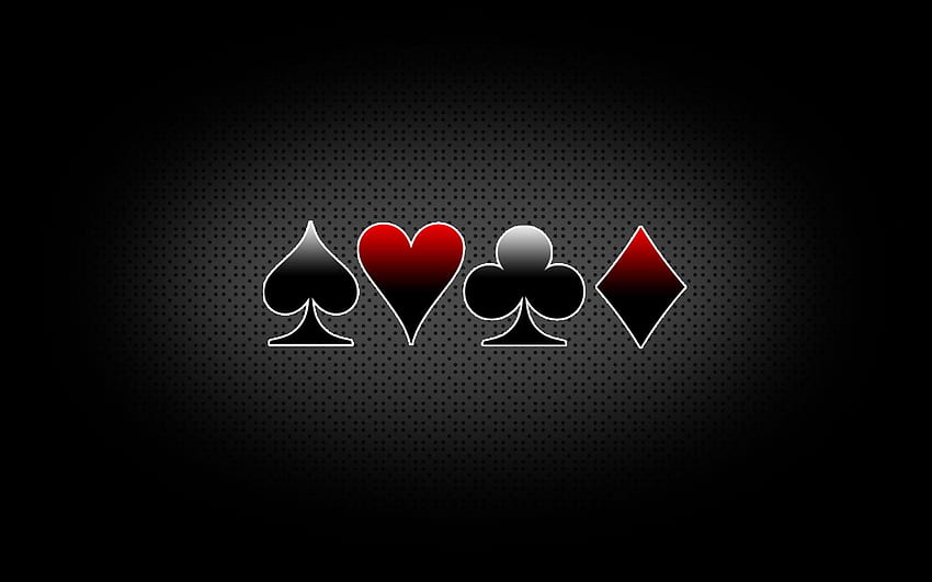 Cartas de pôquer, jogo de cartas papel de parede HD