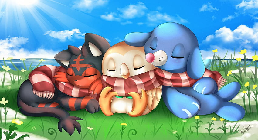 Weekly Cute: Alola Starters by pridark. Pokémon Sun and Moon. Know Your ...