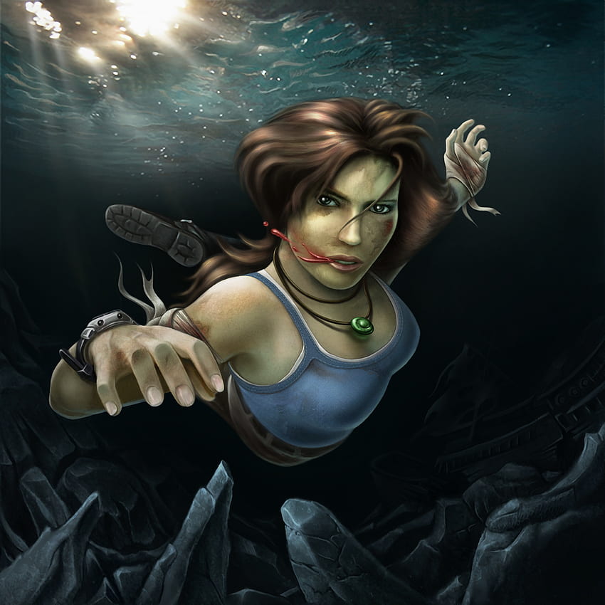Tomb Raider Reborn Underwater, Games, , , Background, and HD phone wallpaper