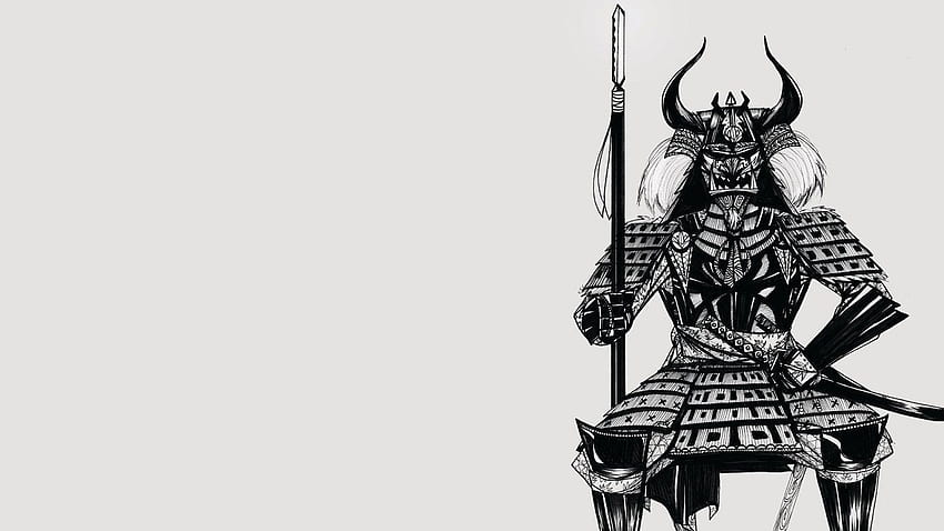 Japan Samurai, Dark Japanese Art HD wallpaper