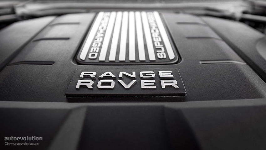 Range Rover Sport sobrecarregado no deserto de Dubai:, Range Rover Logo papel de parede HD