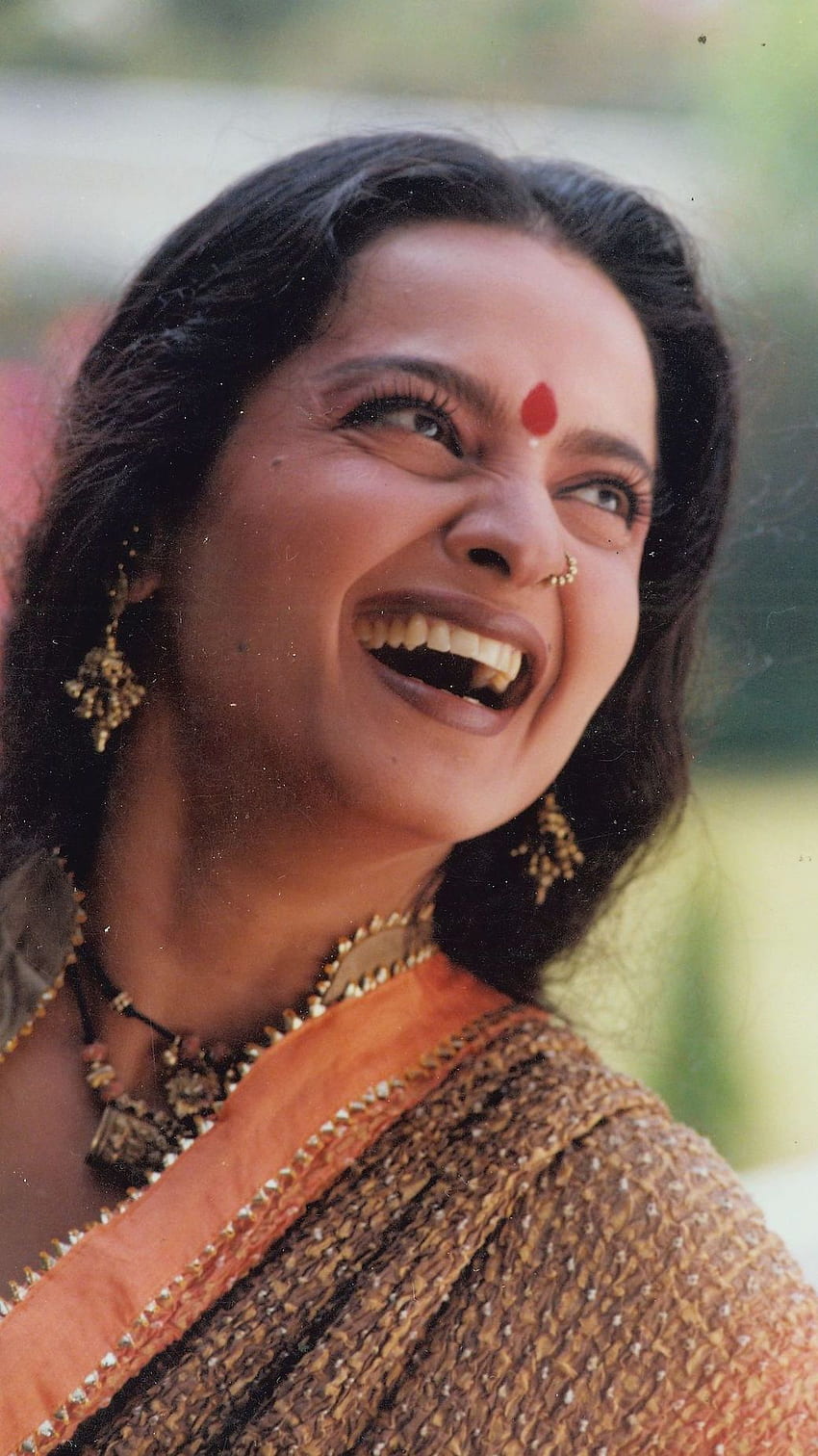 Rekha, Bollywood-Schauspielerin, Königin HD-Handy-Hintergrundbild