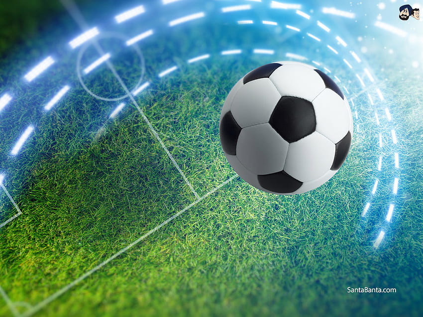 Football on Fire, Abstract Soccer HD wallpaper